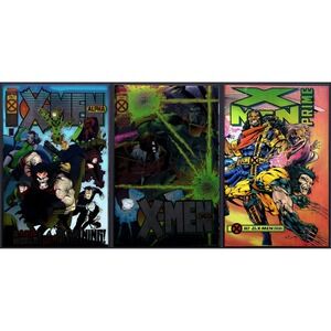 Marvel Comic Book Lot X-Men Alpha Omega Prime Chromium Foil Age of Apocalypse #1